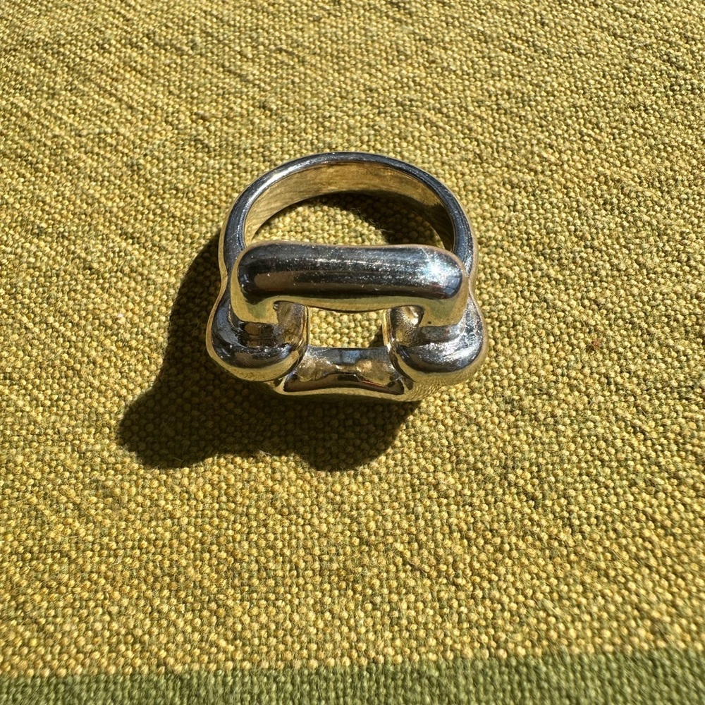 Uno de 50 Chunky Silver Ring